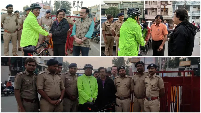 ગોધરા: ૩૦૬ કિમીનું સાઈકલિંગ કરી ફરજ પર હાજર થવા જઈ રહેલ અધિકારીનું ગોધરા ખાતે કરાયું ઉષ્માભર્યુ સ્વાગત