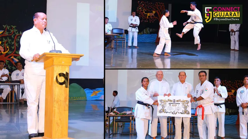 વલસાડ: લક્ષ્મી વિદ્યાપીઠ સરીગામ ખાતે૧૪૦ કરાટેવીરોને બ્લેકબેલ્ટની ડિગ્રી એનાયત કરાઇ