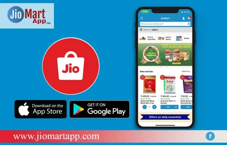 જિયોમાર્ટ એપ ગૂગલ પ્લેસ્ટોર અને iOS પર ઉપલબ્ધ