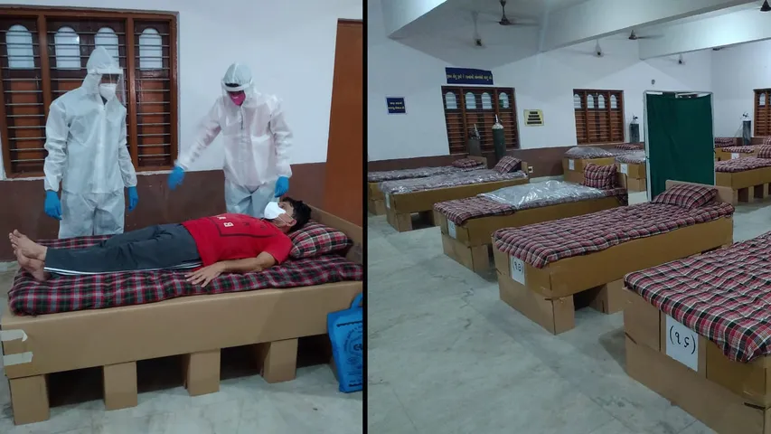 ભરૂચ: કોરોના મહામારી વચ્ચે ઇખર ગામે 40 બેડના કોવિડ કેર સેન્ટરનું લોકાર્પણ કરાયું