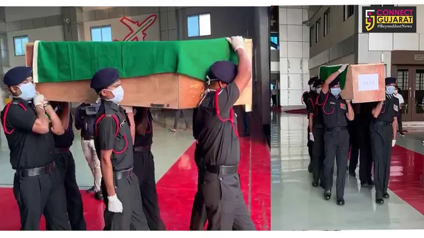 આસામ બટાલિયનમાં ફરજ બજાવતા  ભાવનગરના સૈનિકનું નીપજ્યું મોત, અમદાવાદ એરપોર્ટ ખાતે અપાઈ શ્રદ્ધાંજલિ