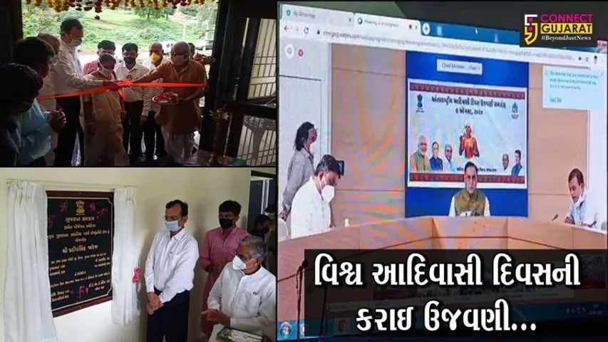 ભરૂચ : ઝઘડીયામાં ગૃહમંત્રીની હાજરીમાં આદિવાસી દિવસ ઉજવાયો, કોમ્યુનીટી સેન્ટરનું લોકાર્પણ