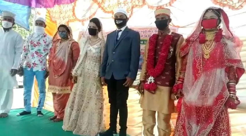 ભરૂચ : ધી મુસ્લિમ મેરેજ બ્યુરો એન્ડ વેલ્ફેર ટ્રસ્ટ, વાગરા દ્વારા યોજાયો સમૂહ લગ્નોત્સવ, સરકારની ગાઈડલાઇનનું કરાયું પાલન