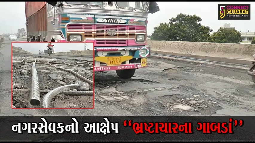 ભરૂચ : નર્મદા ચોકડીથી દહેજ તરફ જતાં માર્ગ અને બ્રીજની “દુર્દશા”, વર્ષોની યથાસ્થિતિ