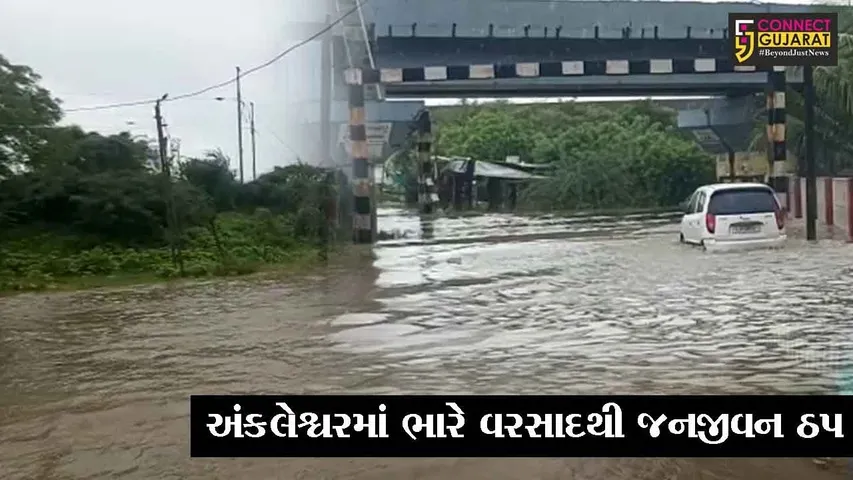 ભરૂચ : અંકલેશ્વરમાં આમલાખાડી ઓવરફલો, પીરામણ અંડરબ્રિજ થયો બંધ