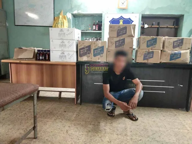 ભરૂચ : અંકલેશ્વર શહેર પોલીસે વિદેશી દારૂના જથ્થા સાથે બુટલેગરની કરી ધરપકડ