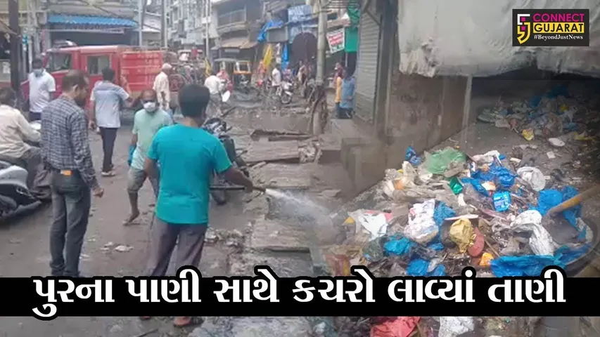 ભરૂચ : પુર બાદ નીચાણવાળા વિસ્તારોમાંથી નીકળે છે રોજ 20 ટન કચરો, સફાઇ માટે હજી વધુ પાંચ દિવસ લાગશે