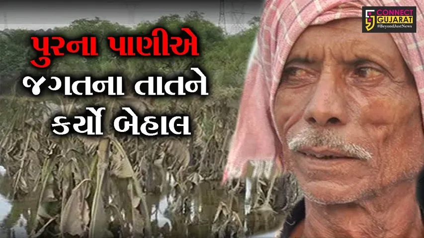 ભરૂચ : મુલદ ગામે ખેતરોમાં ફરી વળ્યાં પાણી, જુઓ ખેડૂતોએ કેવી રીતે કર્યો વિરોધ