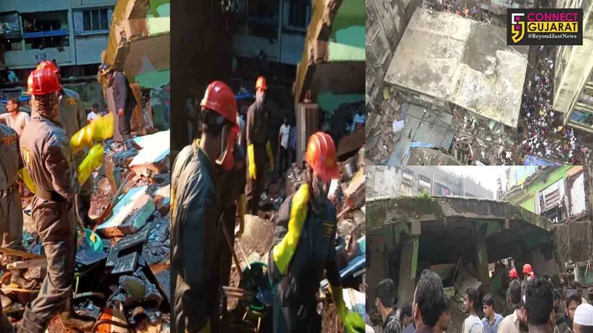 મુંબઈ : થાણેના ભિવંડીમાં ત્રણ માળની બિલ્ડિંગ ધરાશાયી,10ના મોત