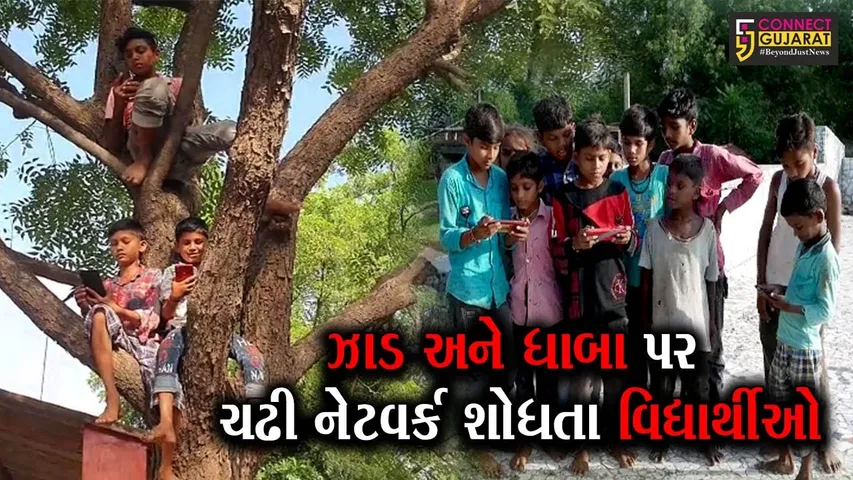 કપડવંજ : ડિજિટલ શિક્ષણ કેવી રીતે કેળવે બાળકો?, નેટવર્કની સમસ્યાથી અભ્યાસ પર માઠી અસર