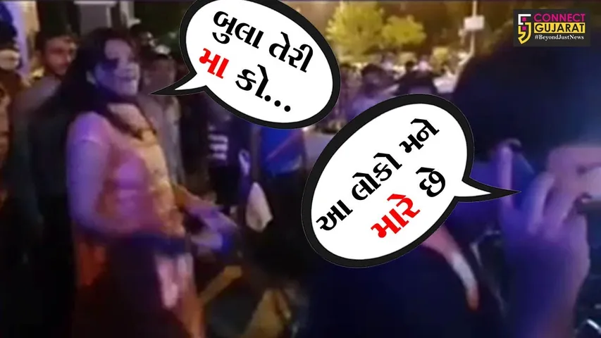 સુરત : છેડતી કરનાર રોમિયોની યુવતીએ કરી નાખી જાહેરમાં ધુલાઈ, વિડીયો થયો વાઇરલ