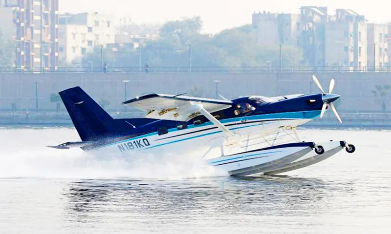 દેશનું પ્રથમ સી-પ્લેન આજે માલદીવથી કેવડિયા પહોંચશે