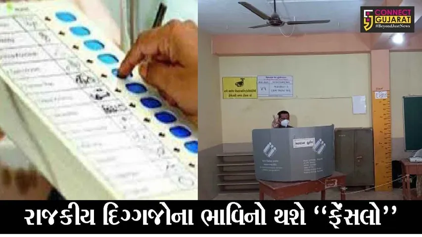 ગુજરાત વિધાનસભાની 8 બેઠકો પર યોજાયેલ પેટાચૂંટણીની આવતી કાલે થશે “મત ગણતરી”