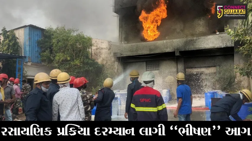 અંકલેશ્વર : પાનોલીની કેમિકલ કંપનીમાં લાગી ભીષણ આગ, અંકલેશ્વર-પાનોલીના ફાયર ફાઇટરો દોડ્યા