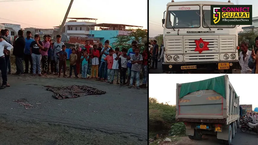 ભરૂચ : નારેશ્વર તરફથી આવતી હાઈવા ટ્રક બાળક ઉપર ફરી વળતાં ઘટના સ્થળે નીપજ્યું મોત