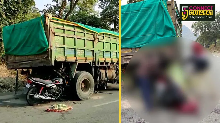 ભરૂચ : અસનાવી ગામ નજીક માર્ગ વચ્ચે ઊભેલી ટ્રક પાછળ બાઈક ભટકાતાં 1 યુવાનનું ઘટના સ્થળે મોત