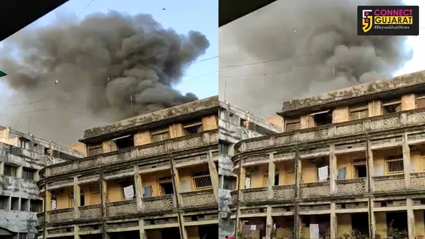અમદાવાદ : રીલીફ રોડ પર સ્પ્રેકટમ ટાવર્સની 10 દુકાનોમાં લાગી ભીષણ આગ
