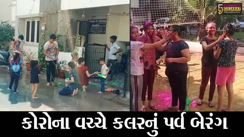 ધુળેટીની ઉજવણી પડી ફીકકી, લોકોએ છુટાછવાયા નીકળી એકમેકને રંગ્યા