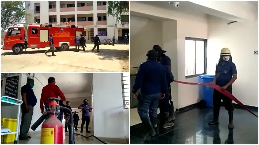 ભરૂચ: આગકાંડ બાદ ફાયર વિભાગ દ્વારા વિવિધ કોવિડ સેન્ટર અને હોસ્પિટલમાં મોકડ્રિલ યોજાય
