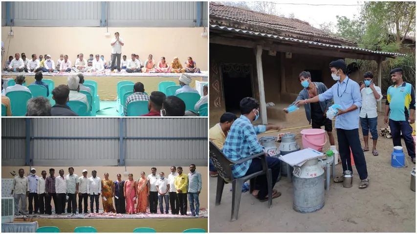 ભરૂચ: ચાસવડ દુધ ડેરીની વ્યવસ્થાપક સમિતિએ ૮૦૦૦ દુધ ઉત્પાદકોને માસ્ક-સેનેટાઇઝરનું વિતરણ કર્યું