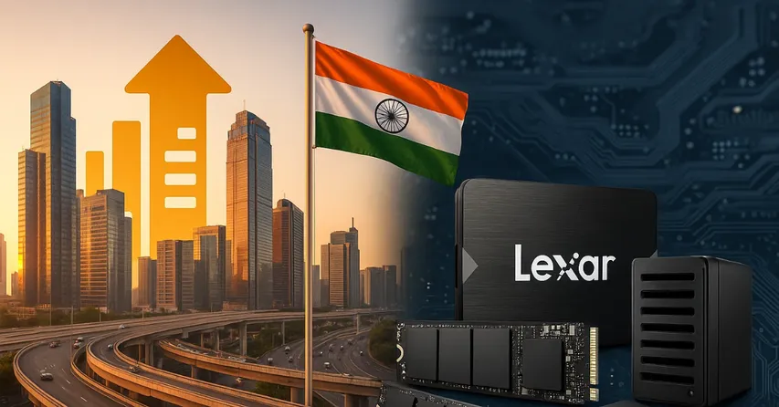 India storage push by Lexar deepens as AI adoption rises