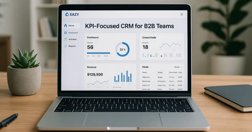 EAZY launches KPI-focused CRM for B2B teams