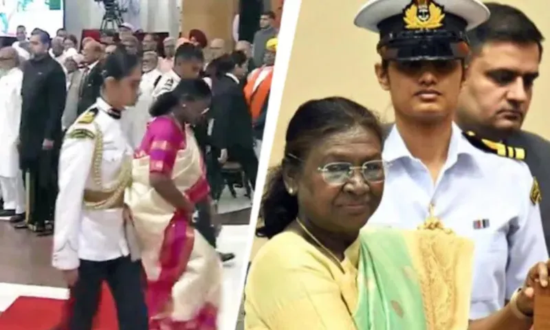 Yashasvi Solanki First Woman Naval Officer Appointed as Presidents ADC