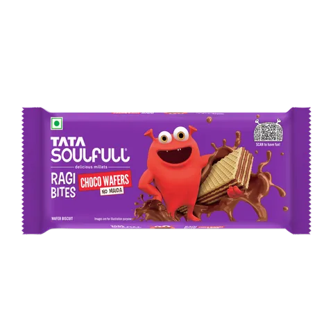 Tata Soulfull Ragi Bites Choco Wafers No Maida 50g FOP-min