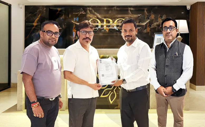 Amit Kumar, Founder and Mr. Sandeep Basu , CEO,  OPO Hotels and Resorts signed an MoU
