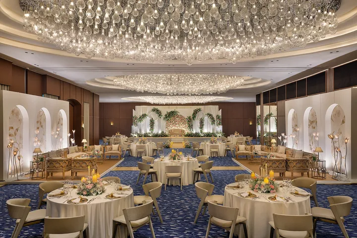 Shangri-La Ballroom Wedding setup