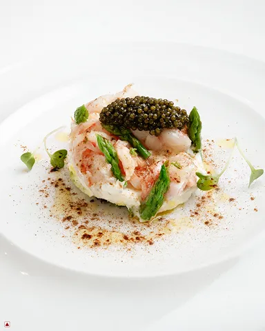 Aragosta Ai Emulsione Di Pinot Grigio Con Gremolata E Caviale