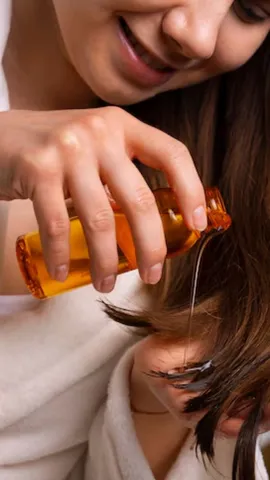 Hair fall due to oil