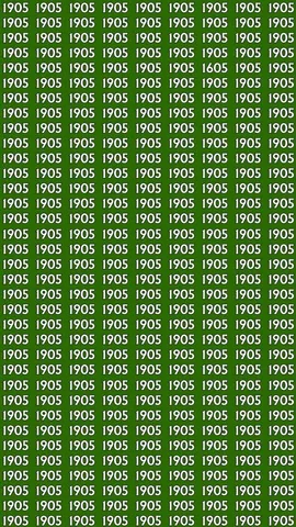 Find 1605 Hidden Among 1905s Before Time Runs Out