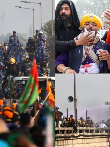 मेट्रो स्टेशन से लाल किला तक बंद, ऐसा रहा किसान आंदोलन का पहला दिन