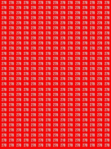लगाएं अपनी तेज बुद्धि और परखें तेज नजर, 278 में से ढूंढ़कर निकालें 218