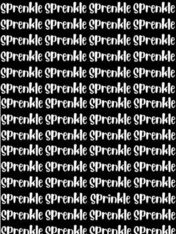 इस तस्वीर में ढूंढना है 'Sprenkle' की भीड़ में छिपा 'Sprinkle', 99% खोजने में हुए फेल