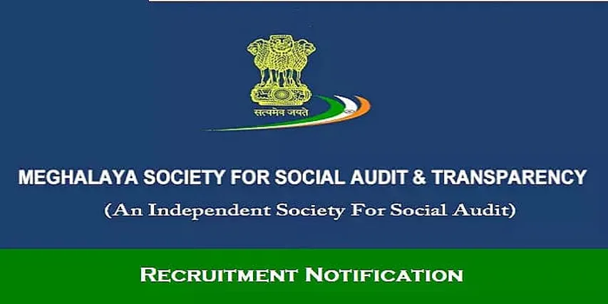 MSSAT Meghalaya Recruitment 2021 - Junior Consultant Vacancy, Job Openings