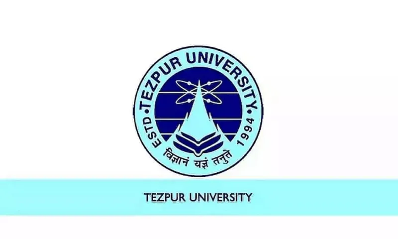 Tezpur University Assam Recruitment 2021: Junior Research Fellow Vacancy, Job Openings