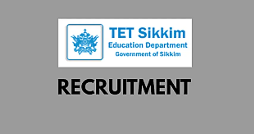 Jobs in Gangtok: Sikkim TET Recruitment 2024 - Primary Teacher Vacancy