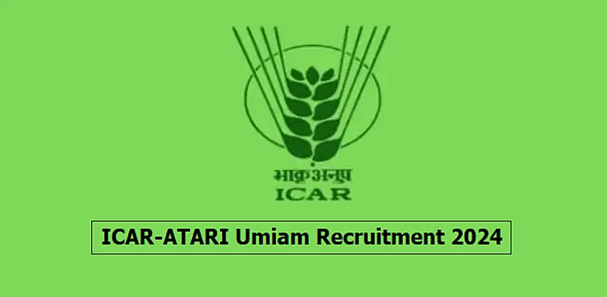 Jobs in Meghalaya: ICAR-ATARI Recruitment 2024- Senior Research Fellow (FFP) Vacancy