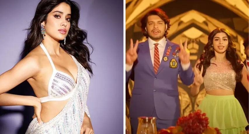 Janhvi praises Khushi and Junaid for the first song of 'Loveyapa'