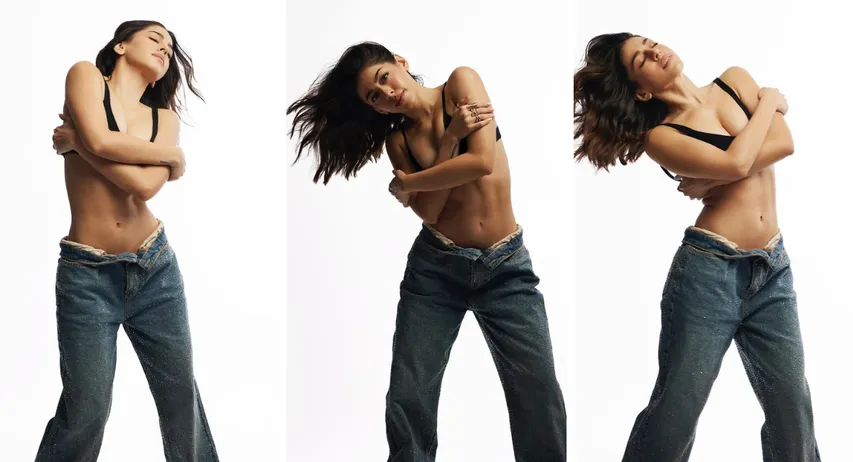 Alaya F's bold style in black bra and jeans goes viral