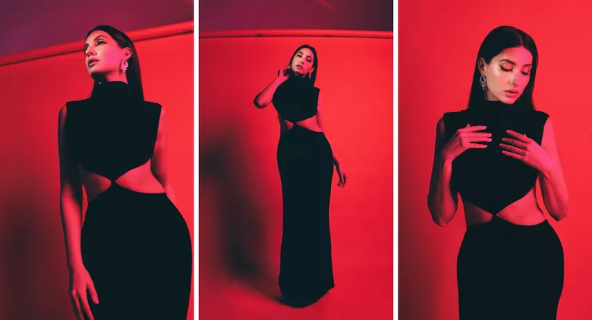 Nora fatehi Bold look