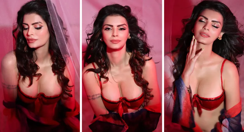रेड ड्रेस में Sonali Raut ने बिखेरा हुस्न का जादू, फैंस बोले- आग लगा दी!