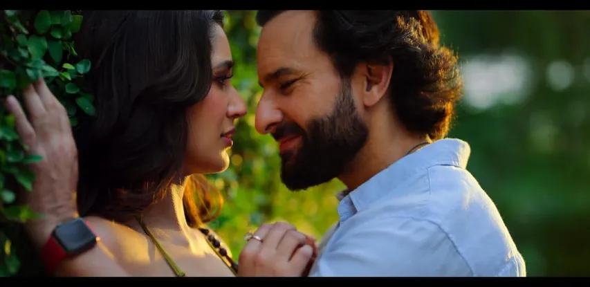 Saif Ali Khan and Nikita Dutta sizzling chemistry made the romantic track Ilzaam of Jewel Thief special