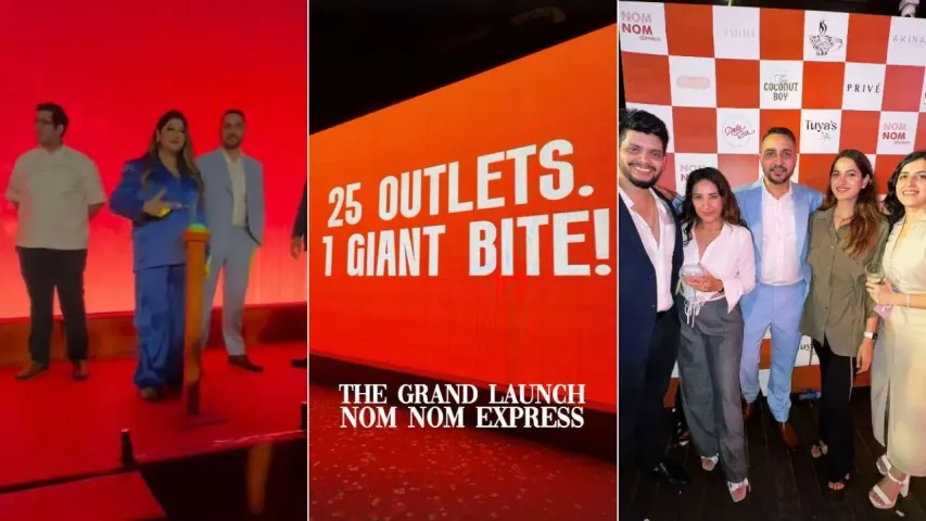 Amidst glam-galaxy of social-media celebs Aspect Hospitality launches 25 Pan-Asian cuisine outlets of Nom Nom Express in 02 cities. by Chaitanya Padukone