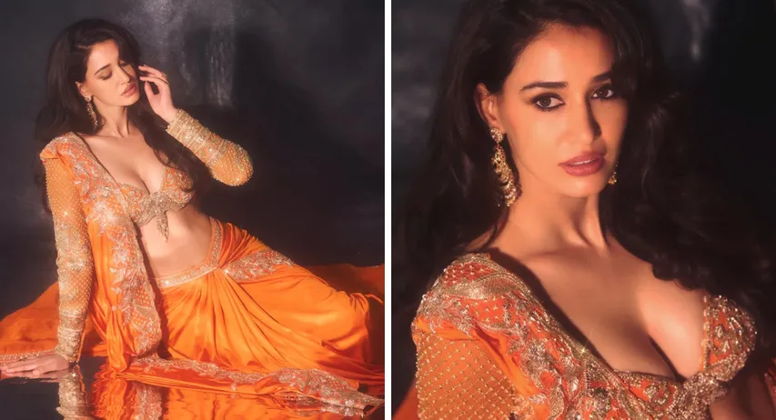 disha patani:दिशा पटानी का माधुरी दीक्षित से प्रेरित तोरानी साड़ी लुक हुआ वायरल, एथनिक स्टाइल में ढाया कहर