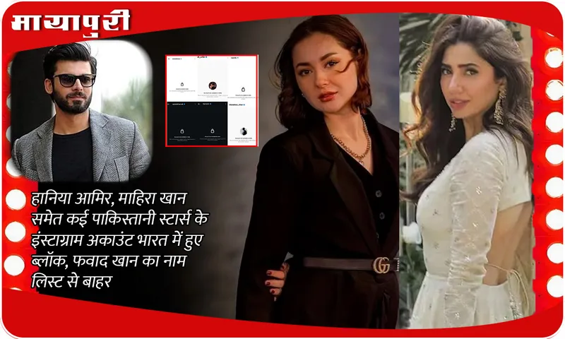 Pakistani Celebs Instagram Account Ban