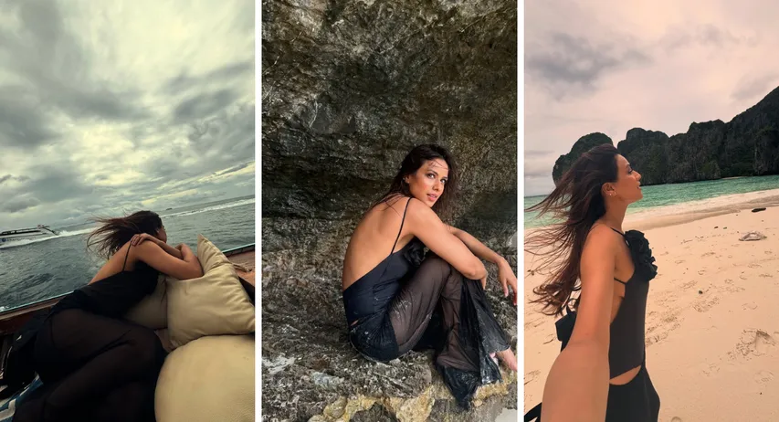 Nia Sharma Photos: Nia Sharma's hot style on the beach - stole the show with her bold look