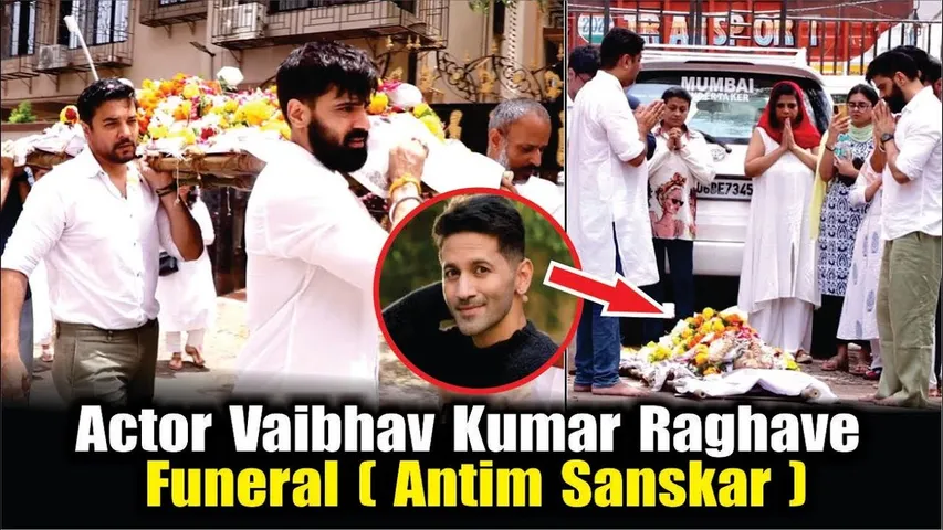 Celebs Attend Vaibhav Kumar Raghave Funeral